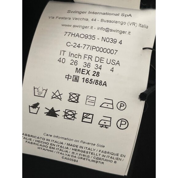 Versace Jeans Couture $675 Black Corset Buckle Midi Dress NWT Size 40 Small - Picture 11 of 13